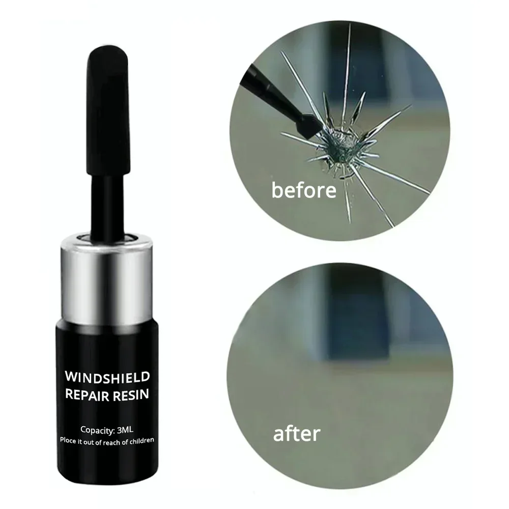 Glass Cleaner Streak - Zestaw do naprawy pękniętych szyb samochodowych,