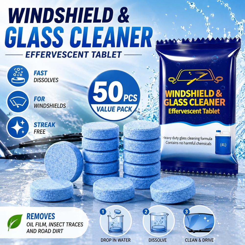 Tabletki musujące do spryskiwa – Glass Cleaner Streak recenzja i cena