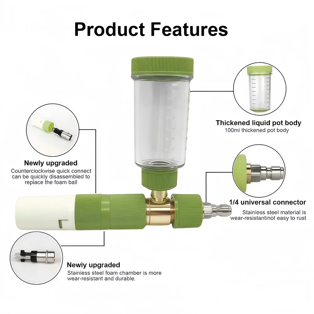 Pistolet do mycia samochodu po – Pressure Washer Foam Gun recenzja i cena