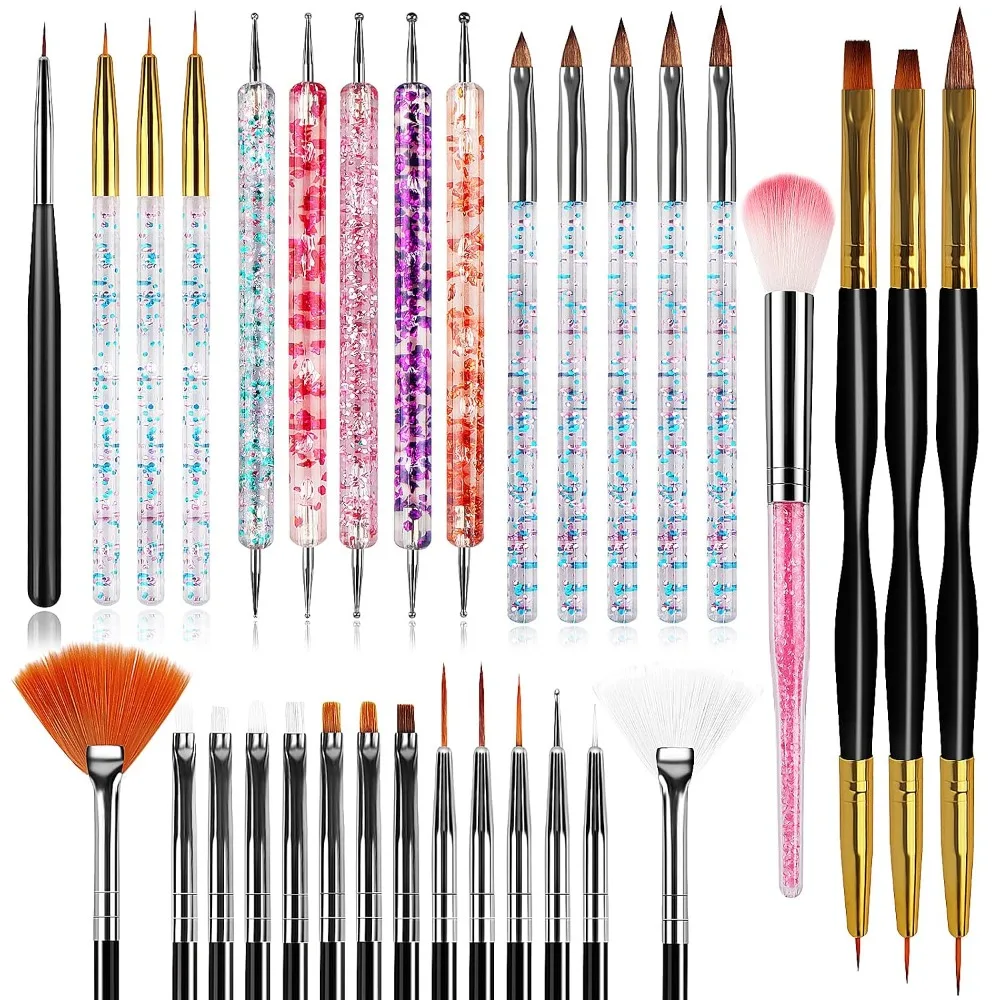 32 szt. Pędzli do zdobienia pa – Detailing Brush Set recenzja i cena