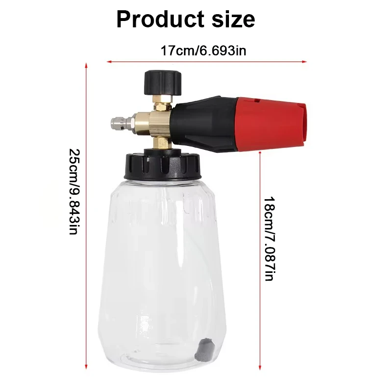 Pistolet do piany wysokociśnie – Pressure Washer Foam Gun recenzja i cena