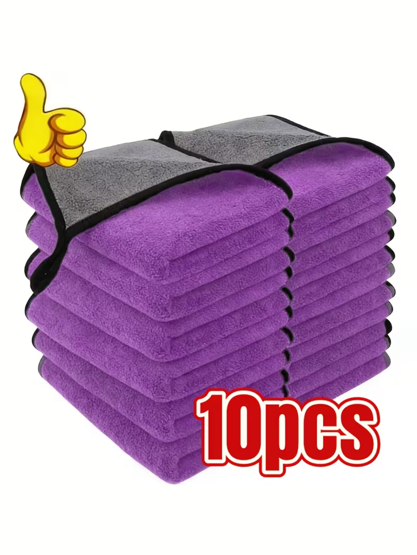 10 sztuk dwustronnych ścierecz – Microfiber Towel Detailing recenzja i cena