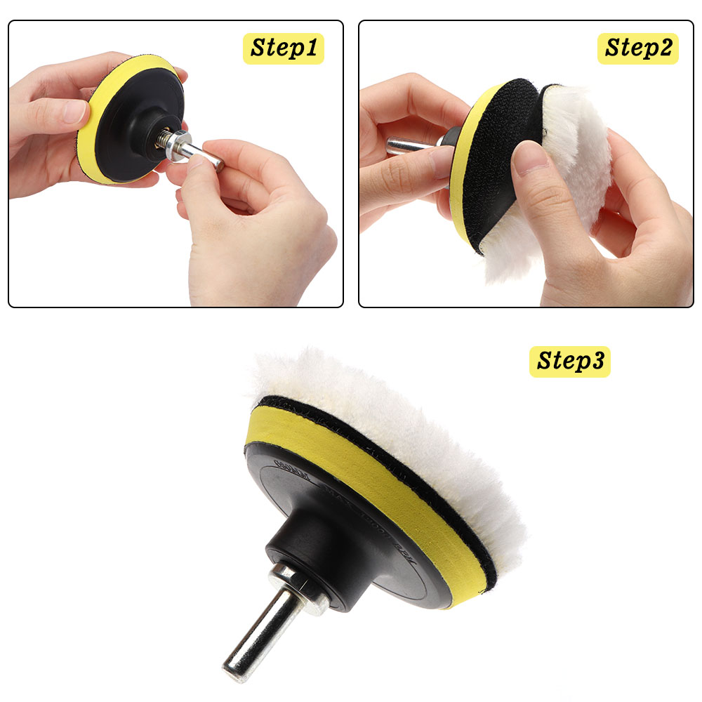 8pcs Auto polerowanie samochod – Polish Pad Set Buffer recenzja i cena