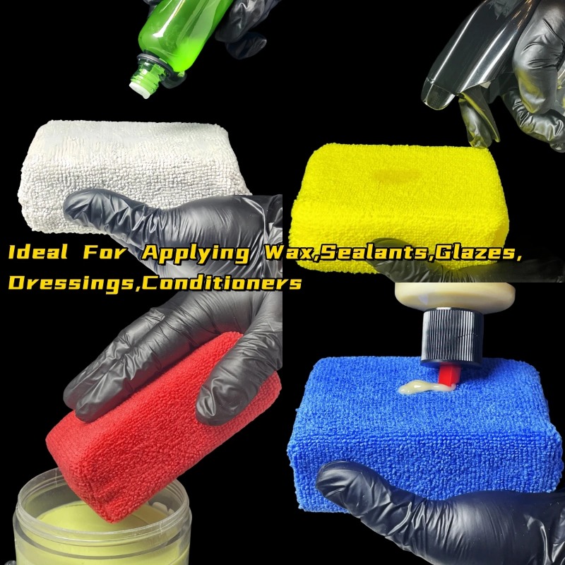 8 szt. Aplikatorów z mikrofibr – Wax Applicator Pad recenzja i cena
